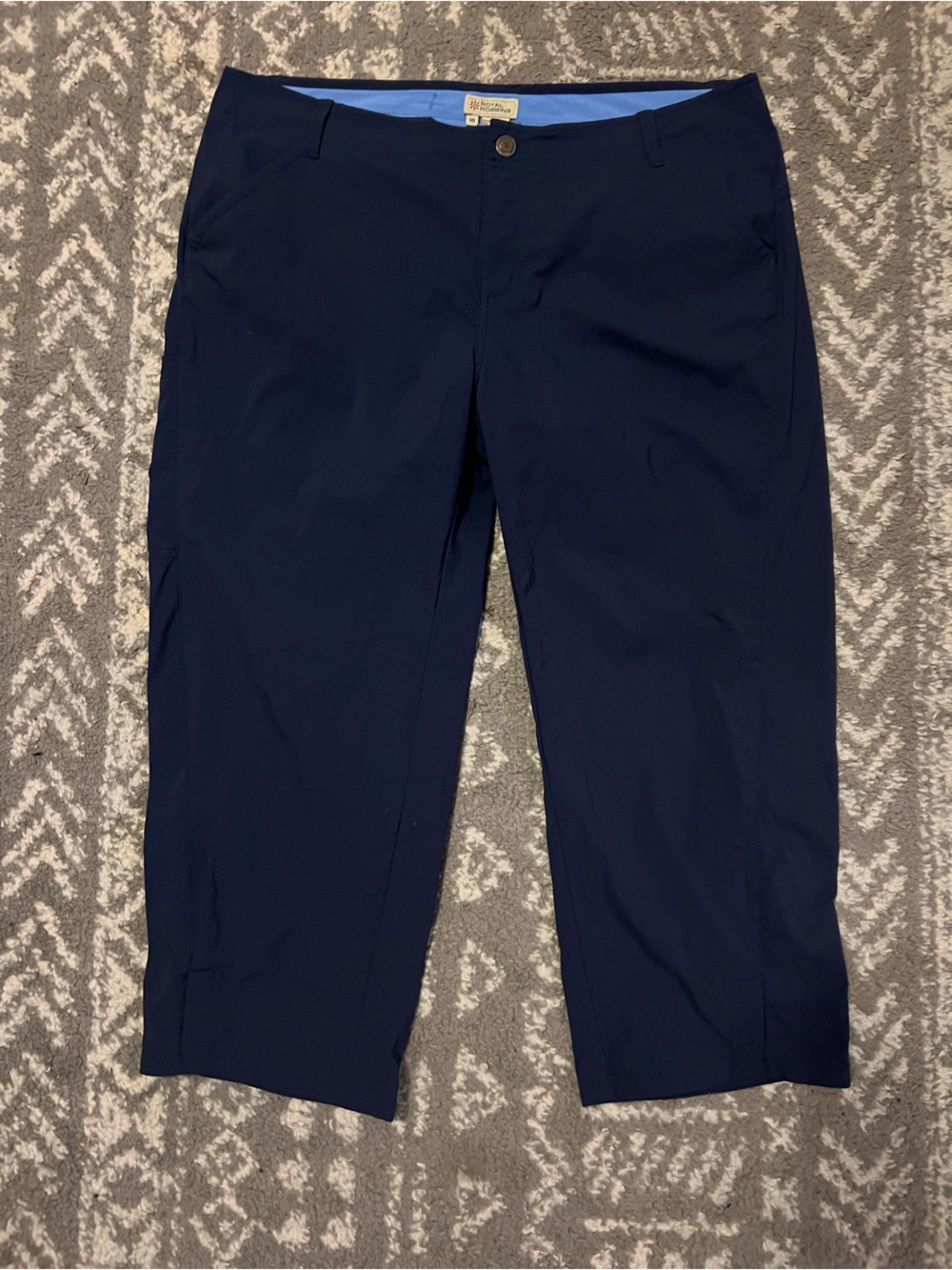 Royal Robbins Navy Stretch Chinos size 10 with pockets